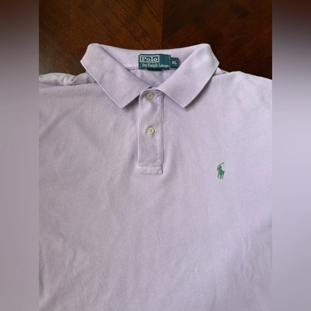 Ralph Lauren Men's Lavender Polo Shirt